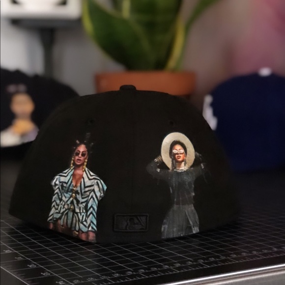 Custom Beyoncé BIK New Era Fitted size 7 - Picture 4 of 4